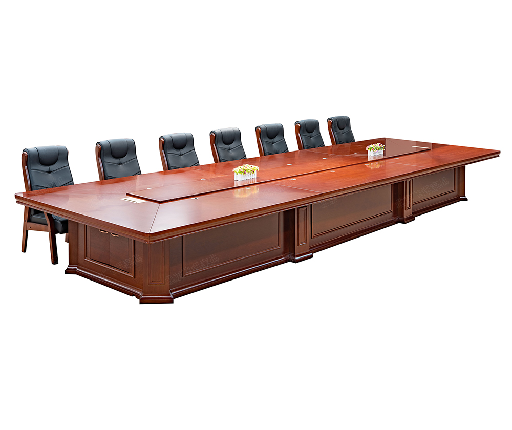 實木皮會議桌-77