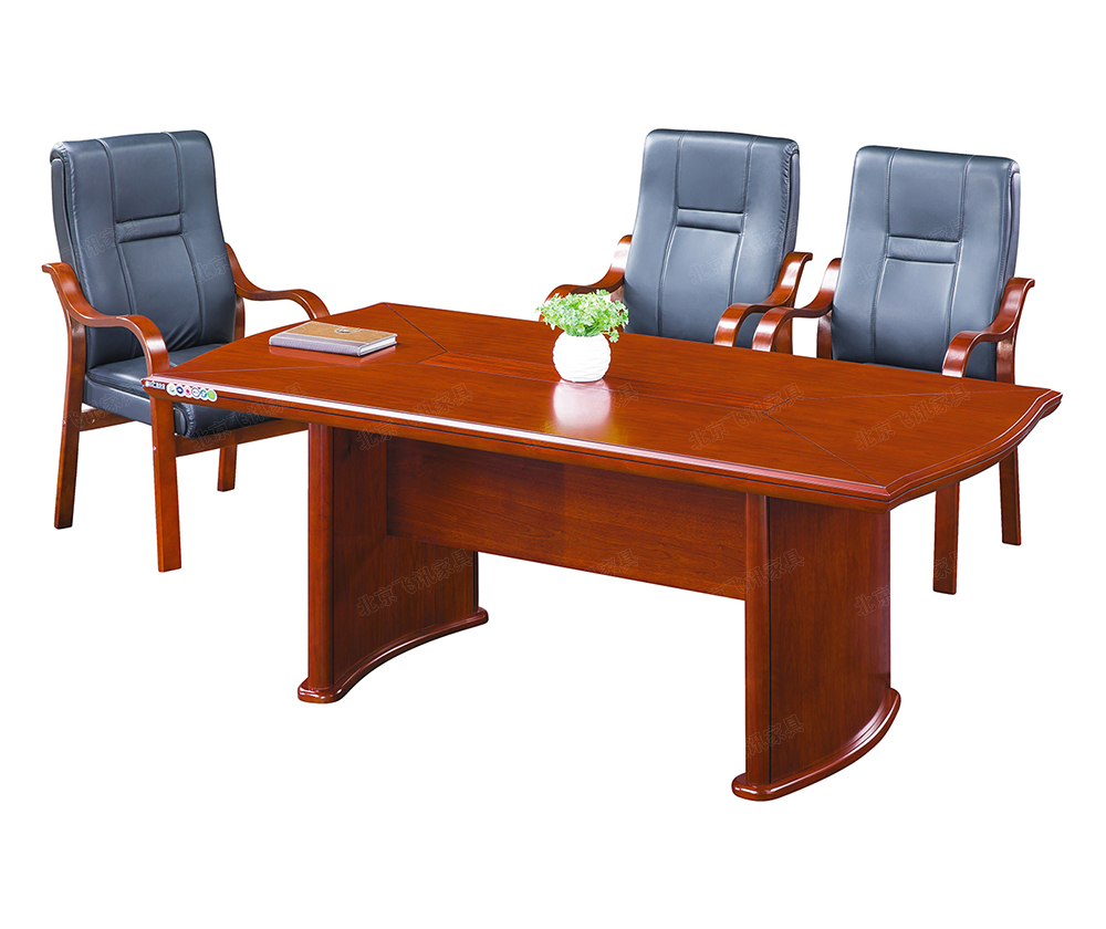 實木皮會議桌-80