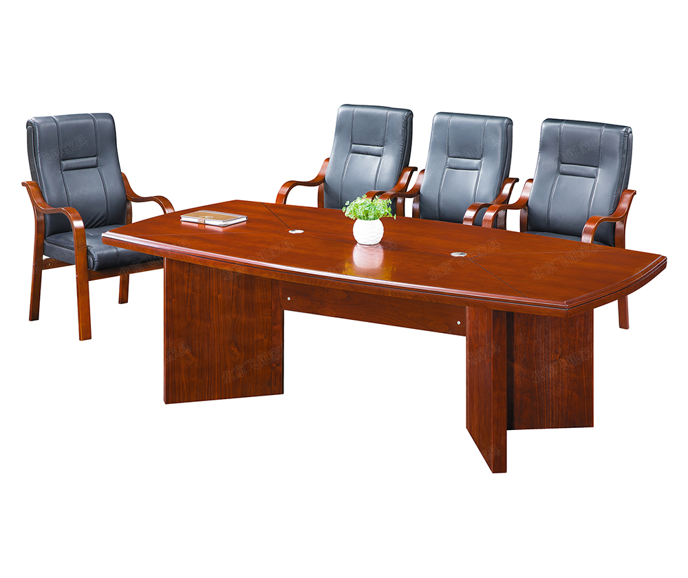 實木皮會議桌-81