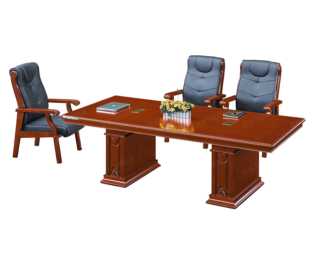 實木皮會議桌-84