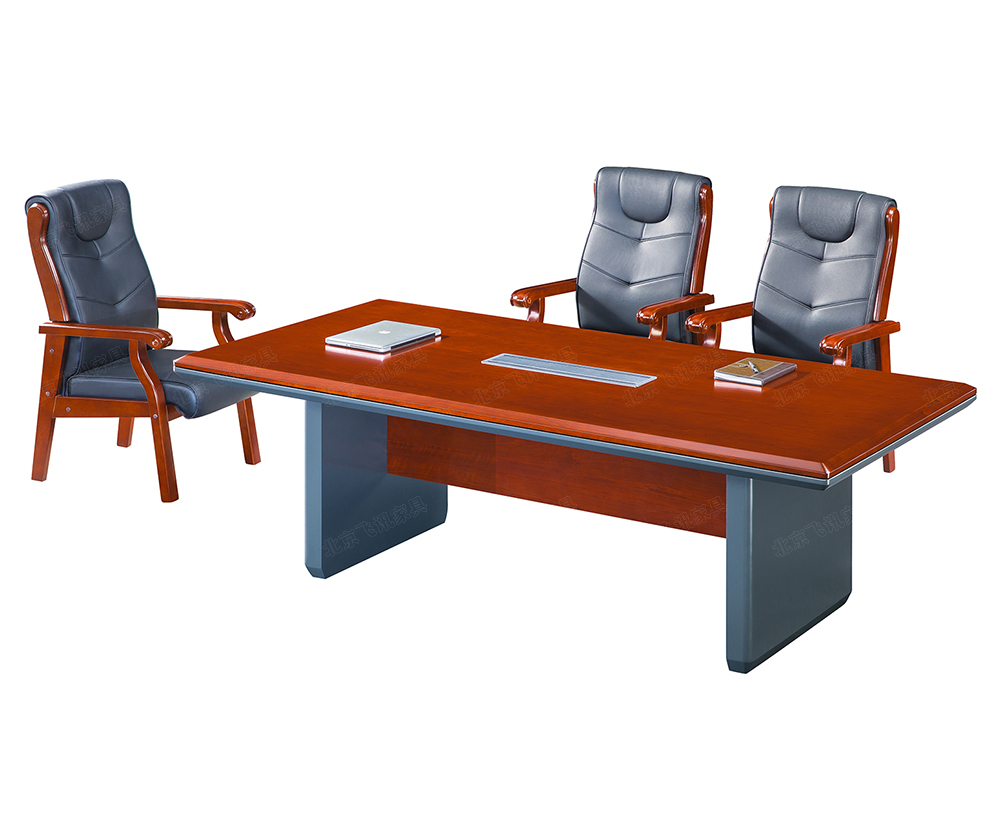 實木皮會議桌-85