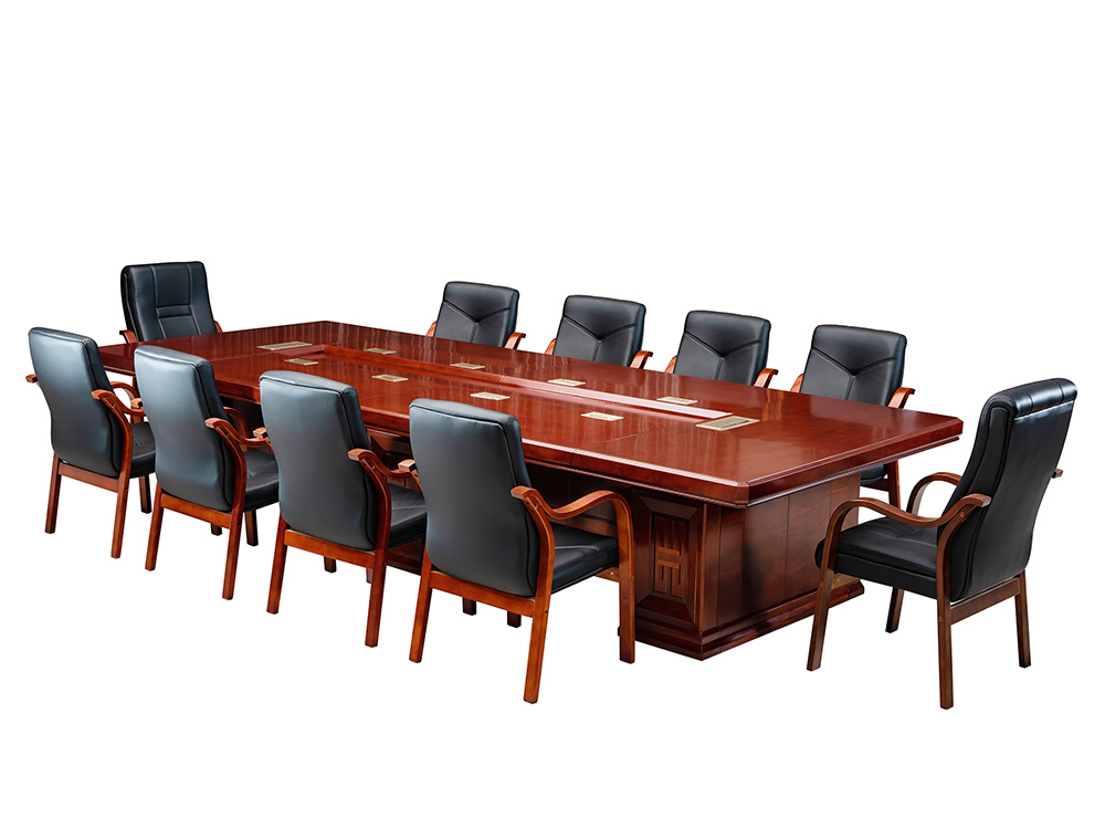 實木皮會議桌-88