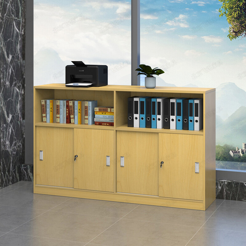 推拉門辦公矮柜定做-88